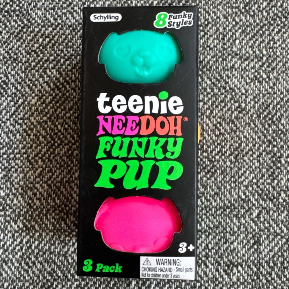 teenie NEEDOH Funky Pup Pack - Pink & Teal